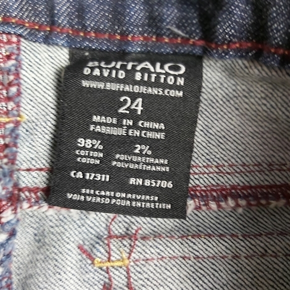 📣2/40$📣 Buffalo Persi low rise Y2K stretch capri size 24 - Picture 8 of 9